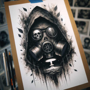 masks tattoo design ideas luminous spiritual symbol of strength