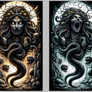 medusa tattoo design ideas vivid hues serpents meaning courage