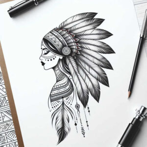 abstract – tattoo design ideas free ai generated – mandala-grid – for-shoulder – Gallery: minimalistic-inkby-ai