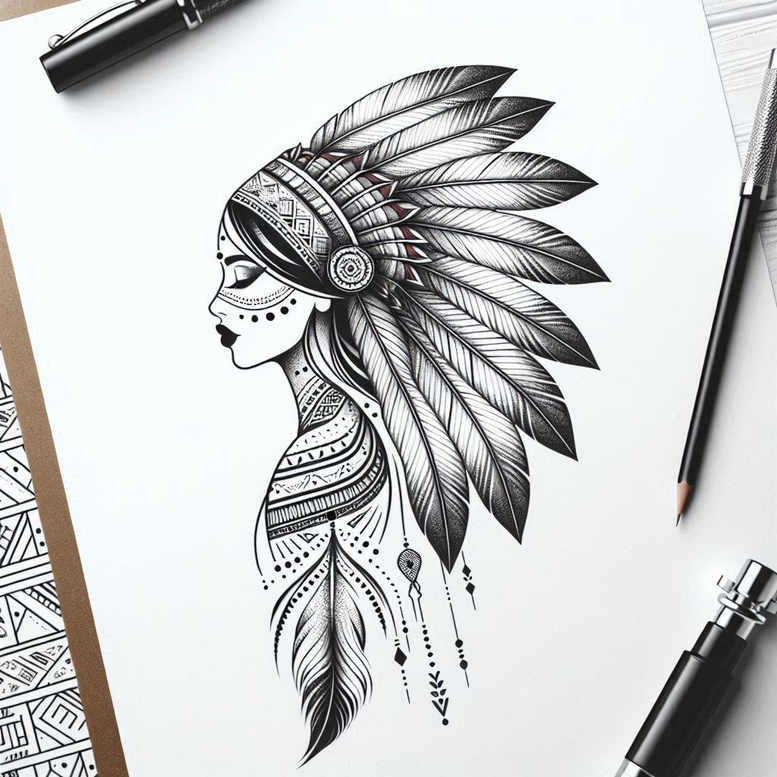 abstract – tattoo design ideas free ai generated – mandala-grid – for-shoulder – Gallery: minimalistic-inkby-ai