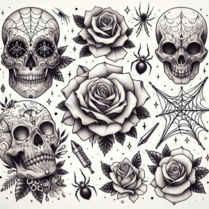 clean-shape – tattoo design ideas free ai generated – circle-of-unity – for-neck – Gallery: minimalistic-inkby-ai