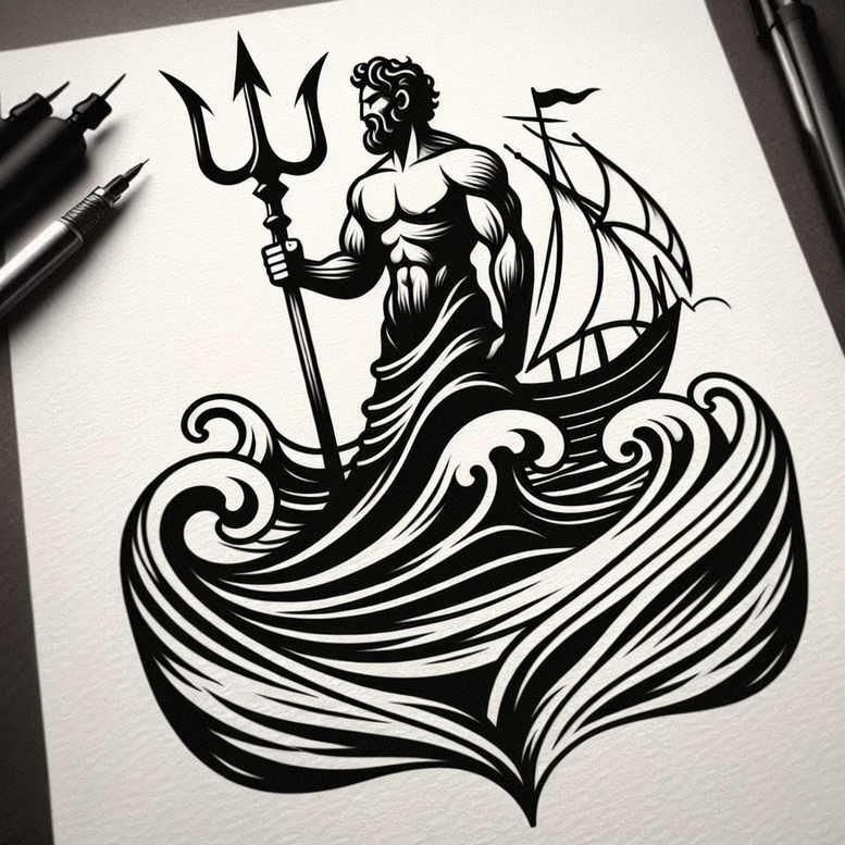 clear-cut – tattoo design ideas free ai generated – balance – for-scapula – Gallery: minimalistic-inkby-ai
