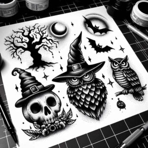 clear-cut – tattoo design ideas free ai generated – ornamental – for-upper-arm – Gallery: minimalistic-inkby-ai