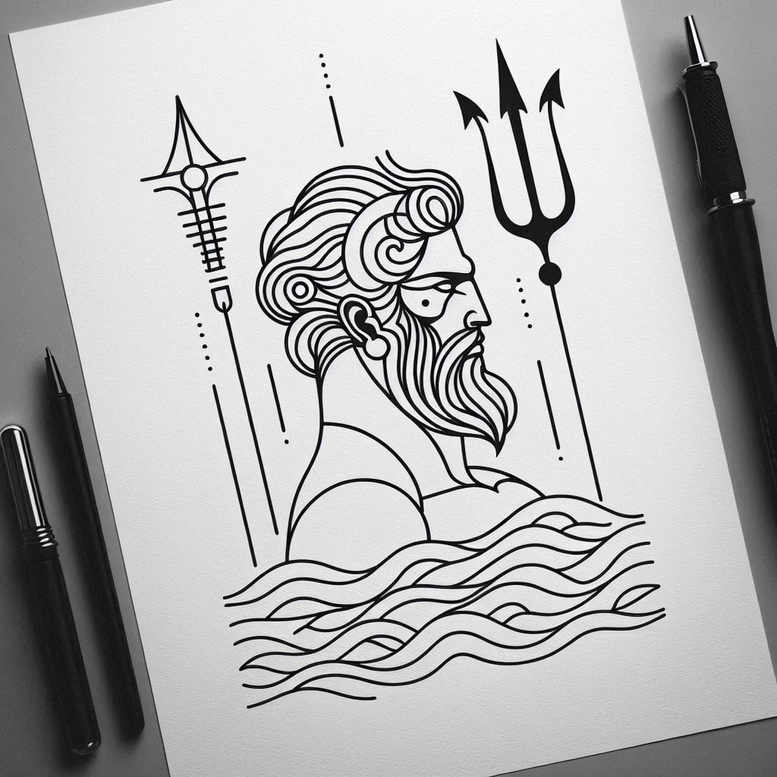discreet-mark – tattoo design ideas free ai generated – serenity – for-upper-thigh – Gallery: minimalistic-inkby-ai