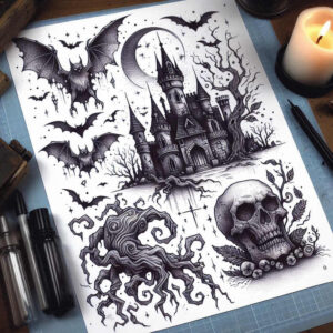 elegant – tattoo design ideas free ai generated – spirituality – for-ribs – Gallery: minimalistic-inkby-ai