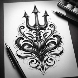 plain-tattoo – tattoo design ideas free ai generated – patterned – for-full-back – Gallery: minimalistic-inkby-ai