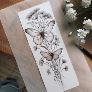 pure-shape – tattoo design ideas free ai generated – puzzle-pattern – for-upper-thigh – Gallery: minimalistic-inkby-ai