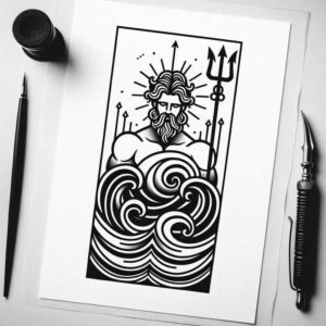 symbol-mark – tattoo design ideas free ai generated – circular-grid – for-lower-leg – Gallery: minimalistic-inkby-ai