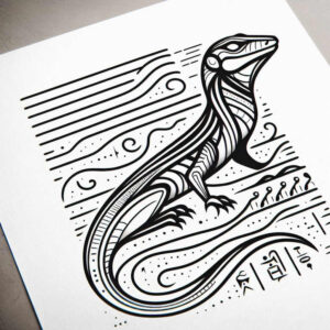 minimalistic tattoo design ideas minimal texture dynamic center symbolising courage