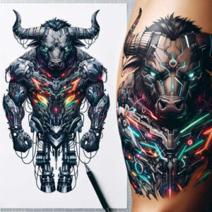 monster-with-claws – tattoo design ideas free ai generated – grimace – for-biceps – Gallery: monsters-greece-inkby-ai