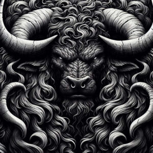 monster-with-power – tattoo design ideas free ai generated – creeping-shadow – for-scapula – Gallery: monsters-greece-inkby-ai