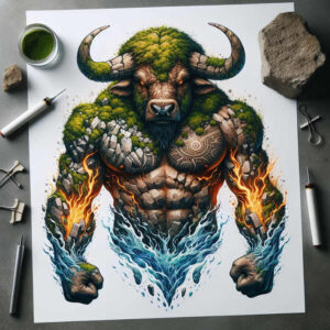 monster-with-symbolism – tattoo design ideas free ai generated – crawling – for-hip – Gallery: monsters-greece-inkby-ai