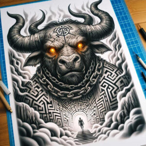 monsters-greece tattoo design ideas Surrealism phantom creepy represents resilience