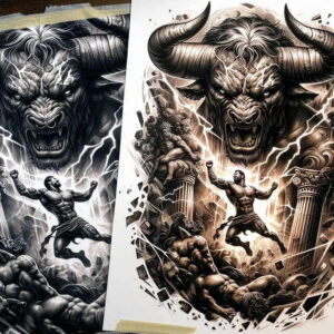 monsters-greece tattoo design ideas ambiguous space disturbing embodying resilience