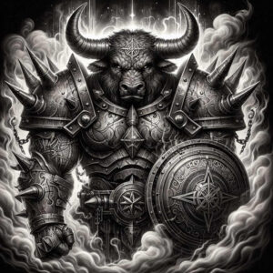 monsters-greece tattoo design ideas Realism portrait realism occult for upper back