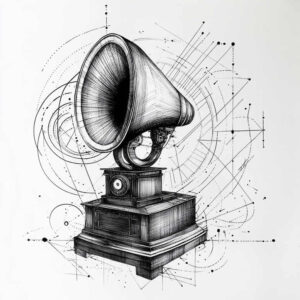 music-with-detail – tattoo design ideas free ai generated – monochrome – for-stomach – Gallery: music-inkby-ai