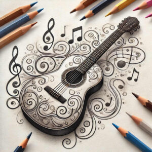 vocals – tattoo design ideas free ai generated – diminutive – for-neck – Gallery: music-inkby-ai