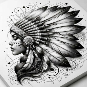 native-heritage-tattoo-realism-depth-illusion-for-hip – tattoo design ideas free ai generated – Gallery: native-american-women-inkby-ai