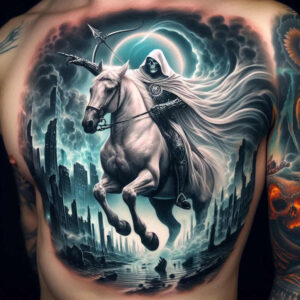 artistic-nature-tattoo-for-men – tattoo design ideas free ai generated – neotraditional-rich-shading – for-outer-arm – Gallery: nature-inkby-ai