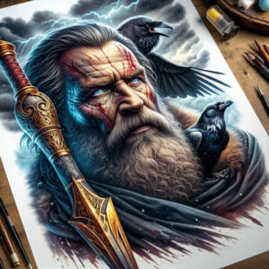 mystery-god-tattoo-night-terror-realism-fine-lines – tattoo design ideas free ai generated – Gallery: odin-inkby-ai