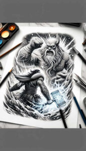 odin-guardian-tattoo-grimace-neotraditional-bold-texture – tattoo design ideas free ai generated – Gallery: odin-inkby-ai