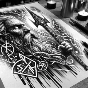 odin-tattoo-strange-laughter-neotraditional-rich-shading – tattoo design ideas free ai generated – Gallery: odin-inkby-ai