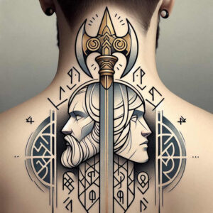 norse-mythology-tattoo-hidden-realism-true-skin – tattoo design ideas free ai generated – Gallery: odin-inkby-ai