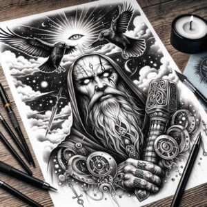 odin tattoo design ideas classic motifs ancient power meaning resilience