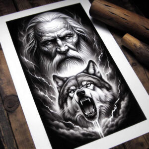 odin tattoo design ideas dynamic shapes ancient power stands for endurance