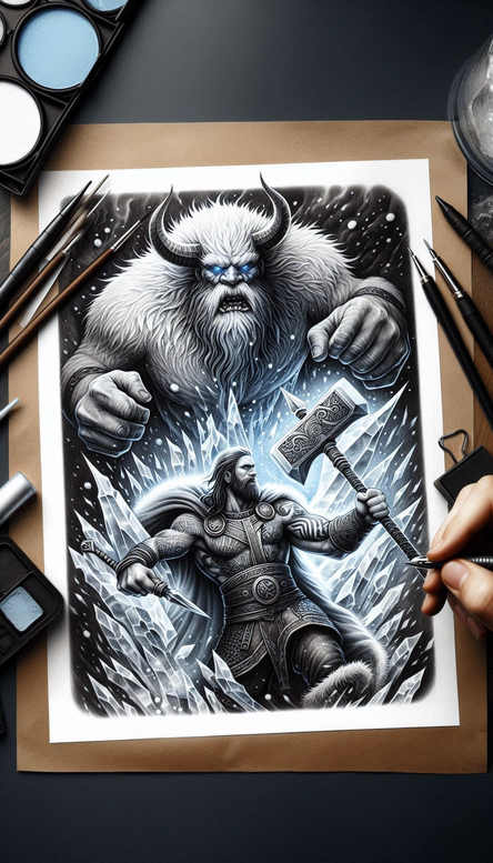 odin tattoo design ideas Surrealism mystical guardian symbol of perseverance