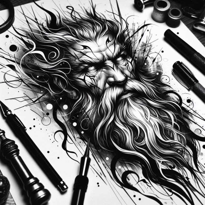 odin tattoo design ideas luminous leadership represents strength