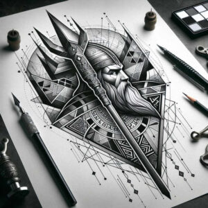 odin tattoo design ideas Realism precise anatomy legendary shows perseverance