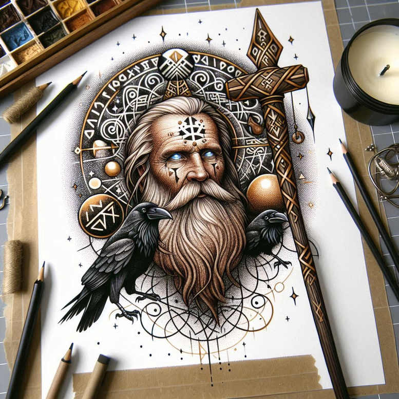 odin tattoo design ideas high-resolution mythic meaning determination