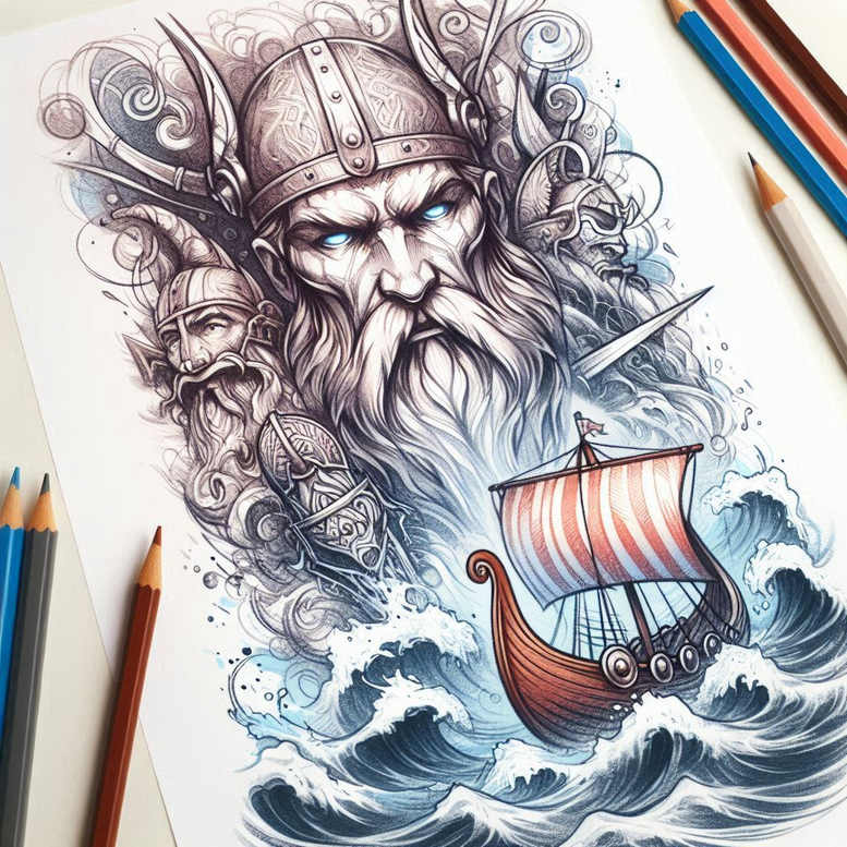 odin tattoo design ideas ultra-detailed wisdom for toe