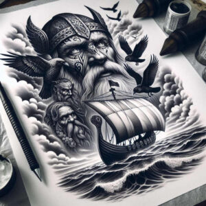 odin tattoo design ideas glossy wise shows courage