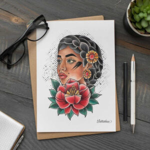classic-tattoo-detail – tattoo design ideas free ai generated – essential-lines – for-wrist – Gallery: old-school-neo-traditional-inkby-ai