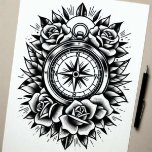 neotraditional-animals – tattoo design ideas free ai generated – tiny-detail – for-chest – Gallery: old-school-neo-traditional-inkby-ai