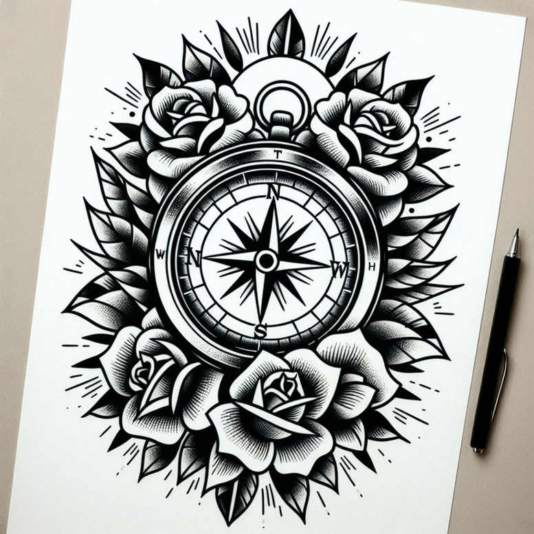 neotraditional-animals – tattoo design ideas free ai generated – tiny-detail – for-chest – Gallery: old-school-neo-traditional-inkby-ai