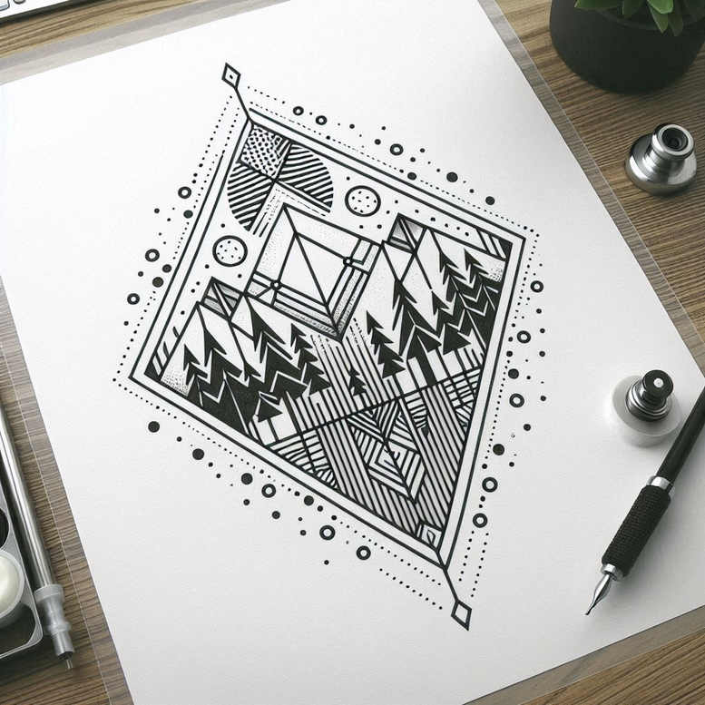 neotraditional-artistic – tattoo design ideas free ai generated – clean-lines – for-heel – Gallery: old-school-neo-traditional-inkby-ai