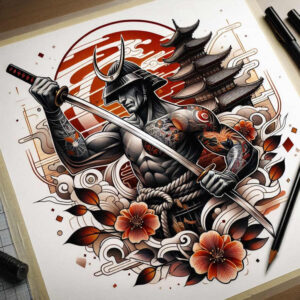 neotraditional-artistic – tattoo design ideas free ai generated – minimalist-script – for-ankle – Gallery: old-school-neo-traditional-inkby-ai