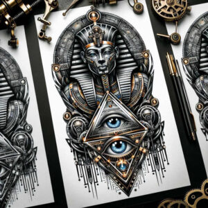 neotraditional-fauna – tattoo design ideas free ai generated – little-tattoo – for-thigh – Gallery: old-school-neo-traditional-inkby-ai