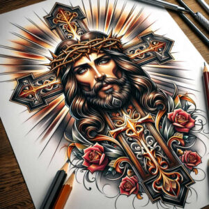 neotraditional-feminine-motifs – tattoo design ideas free ai generated – unadorned – for-toe – Gallery: old-school-neo-traditional-inkby-ai