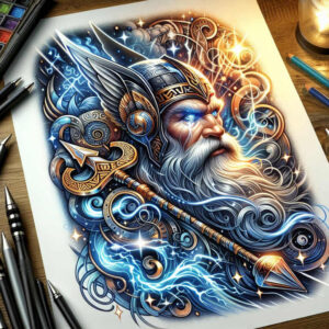 neotraditional-gradient – tattoo design ideas free ai generated – pure-motif – for-wrist-side – Gallery: old-school-neo-traditional-inkby-ai
