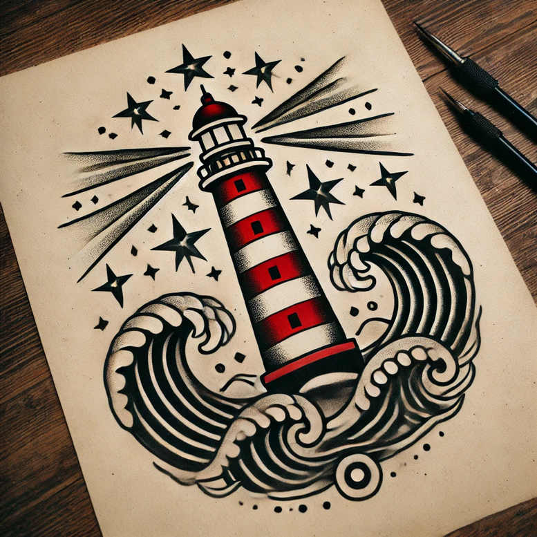 neotraditional – tattoo design ideas free ai generated – plain-tattoo – for-biceps – Gallery: old-school-neo-traditional-inkby-ai