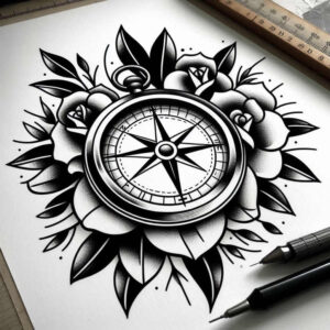 neotraditional-ornaments – tattoo design ideas free ai generated – short-stroke – for-upper-arm – Gallery: old-school-neo-traditional-inkby-ai