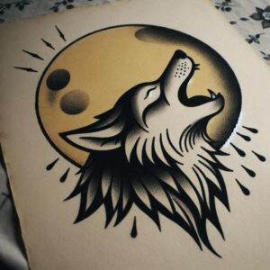 neotraditional-patterns – tattoo design ideas free ai generated – pure-outline – for-upper-shoulder – Gallery: old-school-neo-traditional-inkby-ai