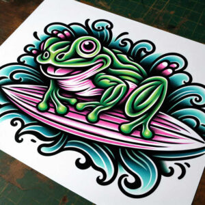 neotraditional-portraits – tattoo design ideas free ai generated – thin-line – for-neck – Gallery: old-school-neo-traditional-inkby-ai