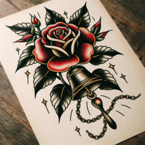 neotraditional-shaded-tattoo – tattoo design ideas free ai generated – concise – for-upper-back – Gallery: old-school-neo-traditional-inkby-ai