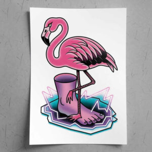 neotraditional-vibes – tattoo design ideas free ai generated – pure-shape – for-lower-back – Gallery: old-school-neo-traditional-inkby-ai