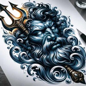 neotraditional-vibes – tattoo design ideas free ai generated – subtle-shape – for-knee – Gallery: old-school-neo-traditional-inkby-ai